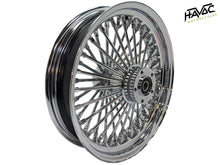 Load image into Gallery viewer, Fat Spoke Wheel, 16 x 3.5 Rear Wheel, Chrome, Harley FLH Touring Model Year 2000 with ¾” Bearings
