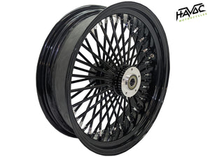 Fat Spoke Wheel, 18x5.5 Dual Disc Front, Black, for 2008-Present Touring Models with ABS