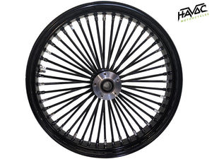 Fat Spoke Wheel, 21 x 3.5 Dual Disc Front, Black, for 2008-Present Touring Models without ABS