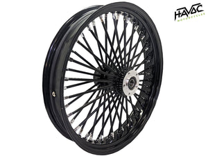 Fat Spoke Wheel, 21 x 3.5 Dual Disc Front, Black, for 2008-Present Touring Models with ABS