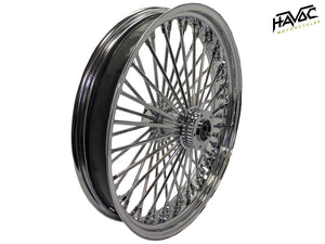 Fat Spoke Wheel, 21 x 3.5 Dual Disc Front, All Chrome, for 2000-2007 Touring Models