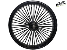 Load image into Gallery viewer, Fat Spoke Wheel, 21 x 3.5 Single Disc Front, Black, FXST/C/S Softail Standard and Softail Custom 1994-99 and  FLST(S/C/F), Slim, Heritage, Fatboy 1994-1999 (Front)
