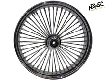 Load image into Gallery viewer, Fat Spoke Wheel, 21 x 3.5 Single Disc Front, All Chrome, FLST (S/C/N, F), Slim, Heritage, Deluxe, Fatboy 2007-2017 without ABS
