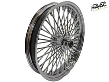 Load image into Gallery viewer, Fat Spoke Wheel, 21 x 3.5 Single Disc Front, All Chrome, FLST (S/C/N, F), Slim, Heritage, Deluxe, Fatboy 2007-2017 without ABS
