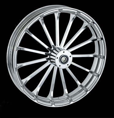 Replicator REP-02 (Talon) Chrome Wheel - 3D / Front in Canada at Havoc Motorcycles
