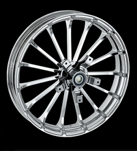 Load image into Gallery viewer, Replicator REP-02 (Talon) Chrome Wheel - 3D / Front in Canada at Havoc Motorcycles
