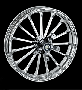 Replicator REP-02 (Talon) Chrome Wheel - 3D / Front in Canada at Havoc Motorcycles
