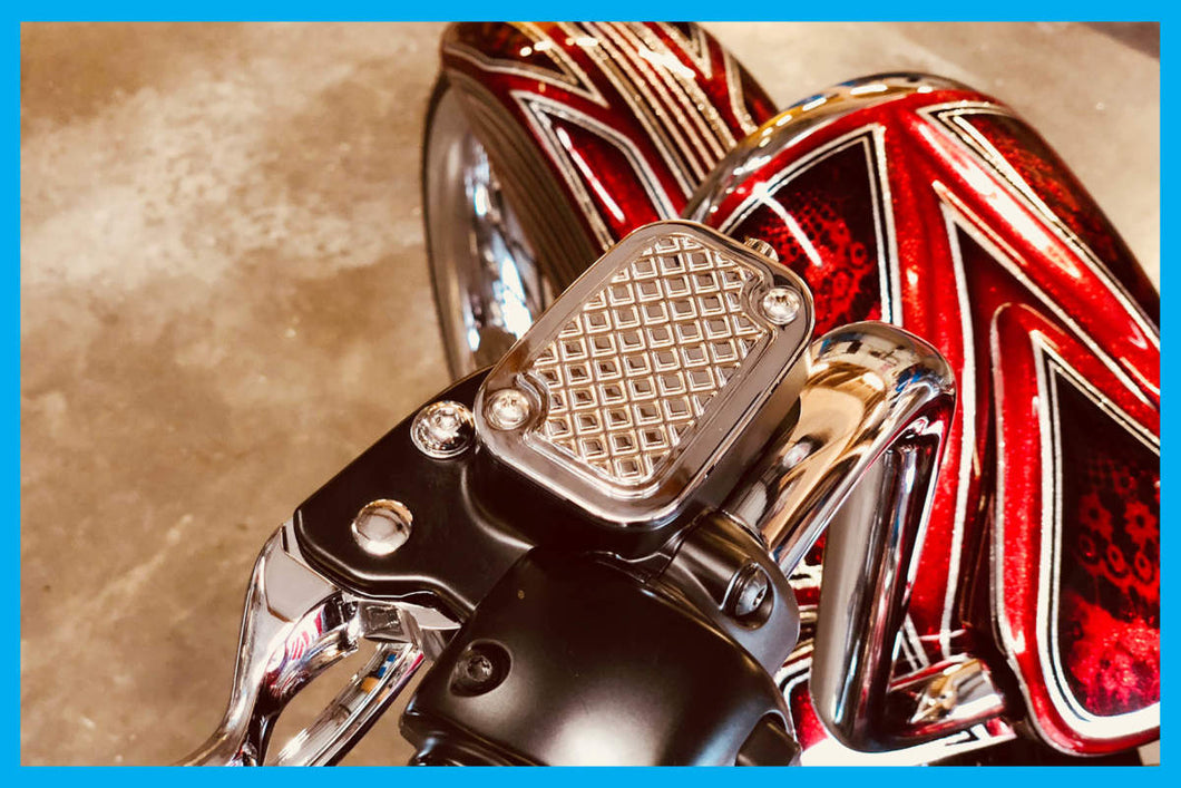 Harley Davidson Hydraulic Clutch Master Cylinder Cover The Loot Series Up To 2016 Chrome Or Contrast Black
