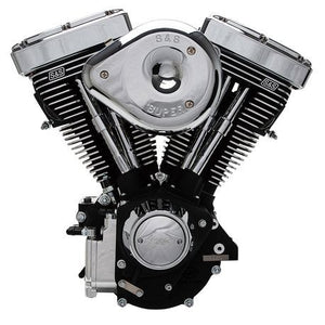 V80R Complete Assembled 50 State Legal Engine for 1984-'98 Carbureted Non-Catalyst Big Twins - Black Finish