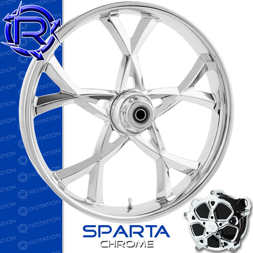 Rotation Sparta Chrome Touring Wheel / Rear