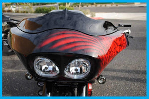 Harley Wicked Road Glide Windshield 1998 To 2013
