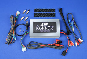J&M ROKKER® XXRP 800W 4-CH DSP PROGRAMMABLE AMPLIFIER UNIVERSAL KIT FOR HARLEY® BAGGER AUDIO SYSTEMS