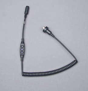 J&M Z-SERIES LOWER SECTION 8-PIN HEADSET CONNECTION CORD W/VOL/PTT FOR 2008-19 KAW, CAN-AM & VICTORY 7-PIN AUDIO SYSTEMS
