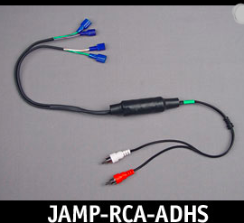 J&M ISOLATED RCA INPUT AMPLIFIER ADAPTER HARNESS FOR HARLEY HK RADIO