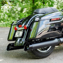 Load image into Gallery viewer, Black Mk45 muffler with Black Cutlass End Cap for M8 Touring
