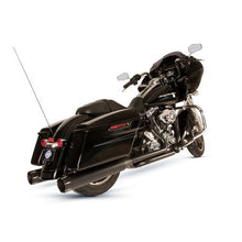 Load image into Gallery viewer, EL DORADO EXHAUST SYSTEM for 2009–2016 TOURING MODELS–Black with Black Highlight Machined Tracer End Cap
