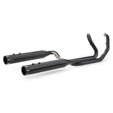 Load image into Gallery viewer, EL DORADO EXHAUST SYSTEM for 2009–2016 TOURING MODELS–Black with Black Highlight Machined Tracer End Cap
