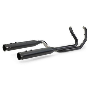 EL DORADO EXHAUST SYSTEM for 2009–2016 TOURING MODELS–Black with Black Highlight Machined Tracer End Cap