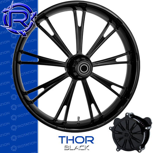 Rotation Thor Gloss Black Touring Wheel / Rear