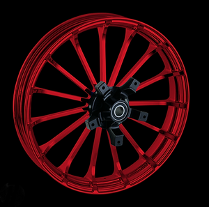 Replicator REP-02 (Talon) Red Wheel - 3D / Front in Canada at Havoc Motorcycles