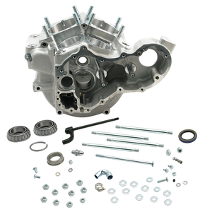 Super Stock® Generator Style Crankcases for 1948-'64 Big Twin with Stock Bore - Natural