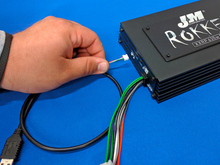 Load image into Gallery viewer, J&amp;M DSP DONGLE CONNECTION HARNESS FOR THE ROKKER® XXRP 630W 4-CH DSP PROGRAMMABLE AMPLIFIER
