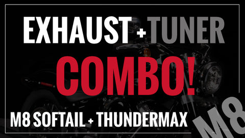 M8 Softail Exhaust + ThunderMax Tuner Combo PROMO!