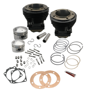 98" 3-5/8" Big Bore Cylinder and Piston Kit for S&S SH98 Engines or 1966-84 HD® Big Twins With S&S 98" Sidewinder Kit - Gloss Black Finish
