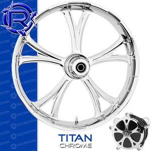 Rotation Titan Chrome Touring Wheel / Rear