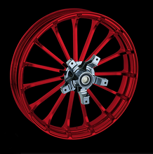 Load image into Gallery viewer, Replicator REP-02 (Talon) Red Wheel - 3D / Front in Canada at Havoc Motorcycles
