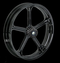 Load image into Gallery viewer, Replicator REP-07 (Tomahawk) Black Wheel - 3D / Rear in Canada at Havoc Motorcycles
