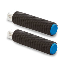 Load image into Gallery viewer, KNURLED FOOTPEGS, BLUE
