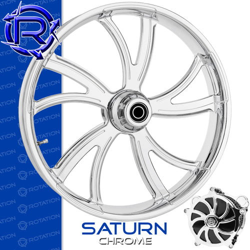 Rotation Saturn Chrome Touring Wheel / Front