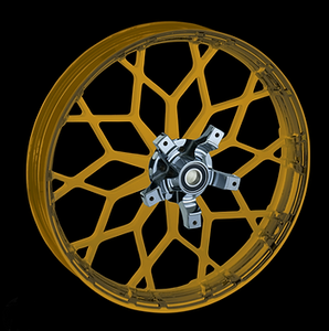 Replicator REP-04 (Prodigy) Gold Wheel - 2D / Front in Canada at Havoc Motorcycles