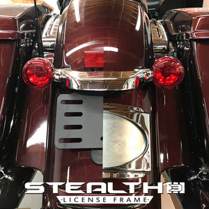 Stealth III License Plate System for Stock Touring Models