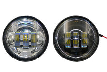 Load image into Gallery viewer, 4.5&quot; Chrome Driving Lights for Harley touring models
