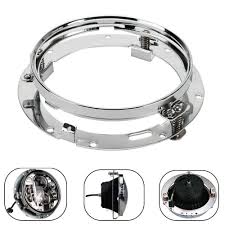 7" HEADLIGHT STAINLESS LED MOUNTING RING