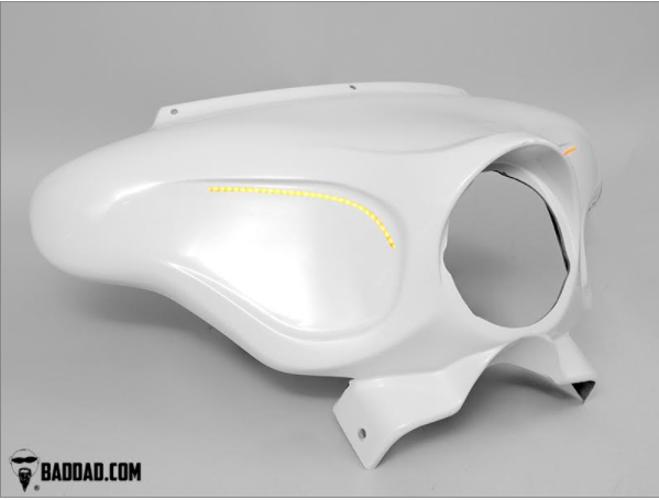 COMPETITION SERIES RAKED FAIRING WITH FLUSH SIGNALS