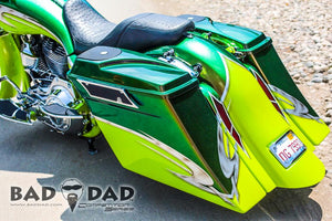 ROAD KING & SOFTAIL SPEAKER LID PACKAGE WITH FLUSH LIGHTS