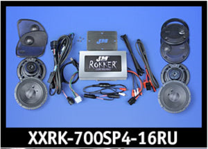 J&M ROKKER® XXR EXTREME 700w 4-Speaker/Amplifier Installation Kit for 2016-2020 Harley® Roadglide Ultra