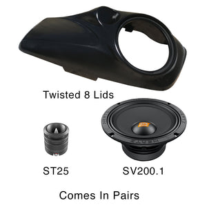 TWISTED 8 LID PACKAGE WITH HERTZ AUDIO