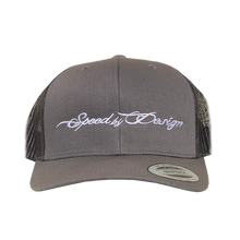 Load image into Gallery viewer, SBD GREY/BLACK MESH HAT
