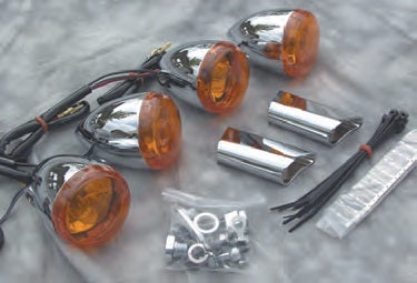 8-287  BULLET STYLE DIRECTIONAL SIGNALS Fits 1988 thru 1999 Softail®