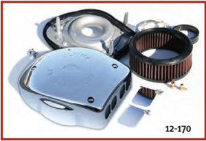 12-170 CARB	approved Ultima®	Air	Cleaner	42/45/48,	  AIR CLEANER ASSEMBLY chrome