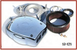 12-171  	Ultima®  Air Cleaner 42/45/48,  AIR CLEANER ASSEMBLY chrome.