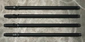 91-692 4 Stock diameter, adjustable chrome moly steel pushrods for maximum strength, for 1984 thru 1990 Evolution® Sportster® (not shown). Extra rigid high strength construction for all out performance applications