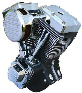 296-231 ULTIMA® COMPLETE COMPETITION SERIES ENGINES DIAMOND CUT®. Complete Black Finish 107 CI