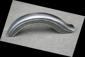 19-20 STEEL FAT BOB® STYLE REAR FENDERS FOR SWING ARM OR RIGID FRAME Fender without taillamp mount.
