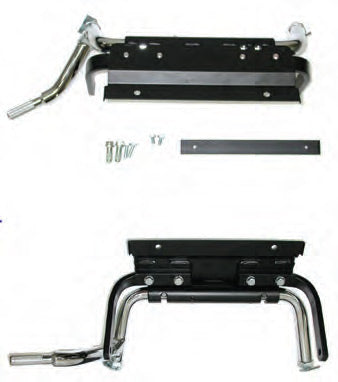 87-120 CENTER STAND FOR TOURING MODELS Chrome center stand for 99’-08’