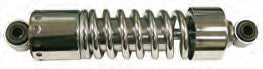 116-13 CHROME PLATED SHOCK ABSORBERS — COMPLETE ASSEMBLY Shocks 11” eye to eye. Without covers.